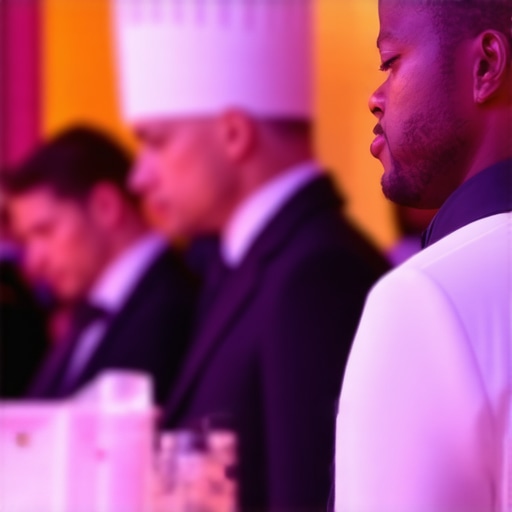 Attentive servers providing excellent service at corporate event