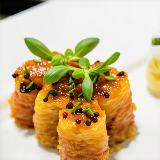 Elegant catering setup with interactive food stations at a corporate event.