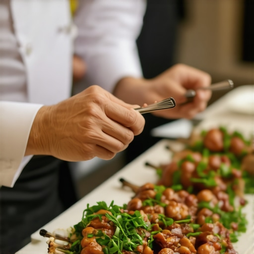 Catering staff serving guests at a wedding, demonstrating professionalism and teamwork.