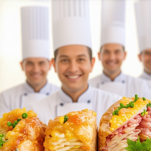 Catering servers providing service at a wedding reception, elegant setting, professional team