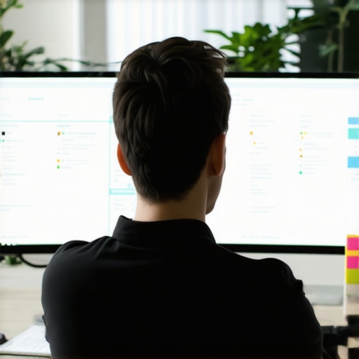 Efficient Event Planning with Digital Tools Event coordinator managing wedding or corporate event tasks on a laptop with project management software screen