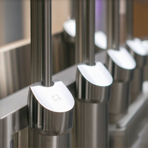 Catering staff using durable stainless steel tools and modern software for event service