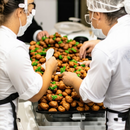 Catering staff synchronizing service with event schedule