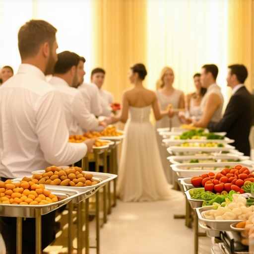 How to Keep Your Wedding Buffet Line Moving Under 10 Minutes