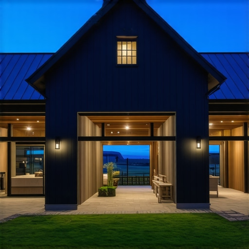 How to Light a Barn Without Making it Look Like a Stable