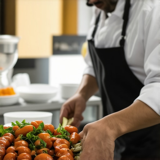 Catering staff efficiently managing last-minute dietary modification during a wedding reception