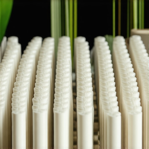 Catering staff arranging bamboo and glassware for a large outdoor event.