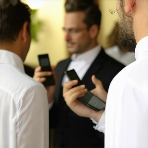 Event servers coordinating with walkie-talkies and tablets