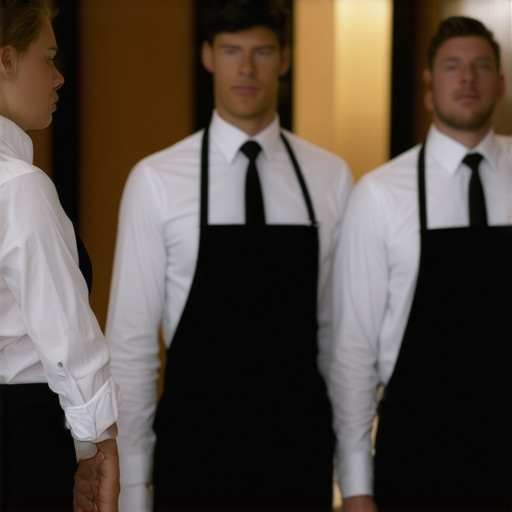 Event Server Coordination Event staff working together seamlessly during a wedding reception