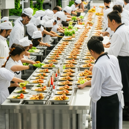 How to Feed 200 People in 20 Minutes Without a Buffet