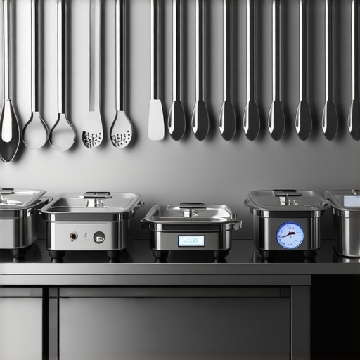 Catering tools and equipment organized for seamless event service