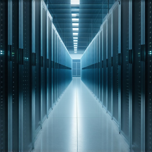 Illustration of isolated servers, encryption symbols, and monitoring systems representing secure digital communications.