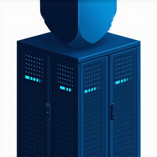 Visual representation of a confidential, encrypted virtual server environment for private negotiations.