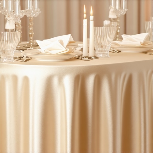 The Lighting Trick That Makes Cheap Table Linens Look Like Silk