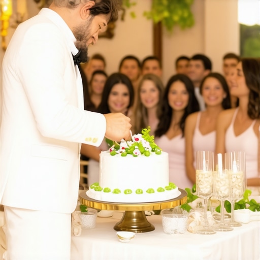 The Logic of Moving the Cake Cutting to the Start of the Reception