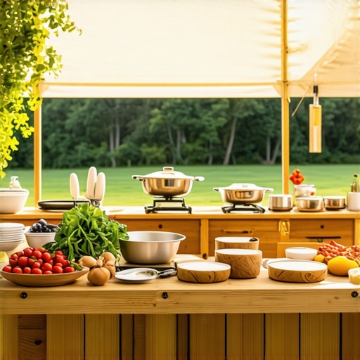 Why Every Outdoor Wedding Needs a 'Plan B' Kitchen Space