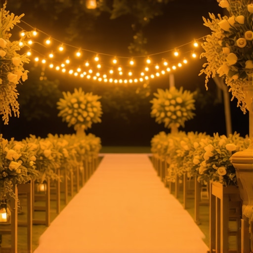 3 ways to light a backyard wedding without looking cheap