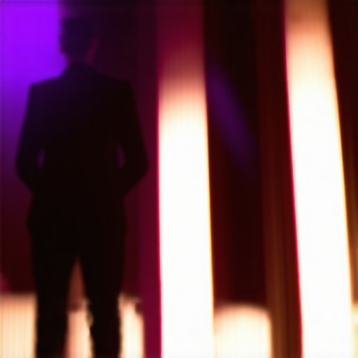 A sophisticated corporate event showing three themed entertainment acts with audience engagement