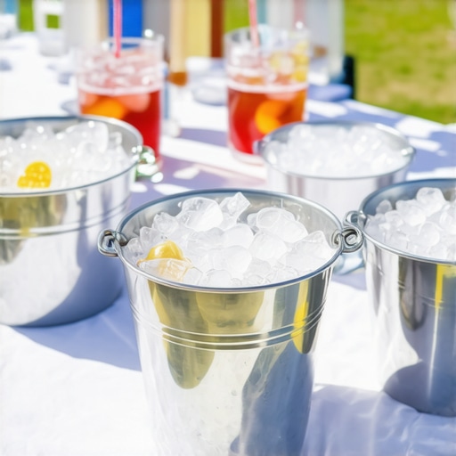 How to Calculate the Right Amount of Ice for a Summer Wedding