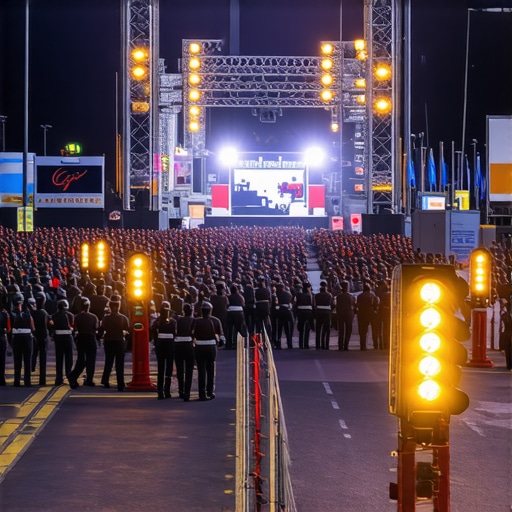 How to Use Lighting to Direct Traffic at Large Events