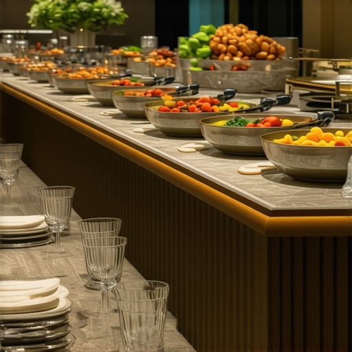How to minimize food waste at large executive dinners