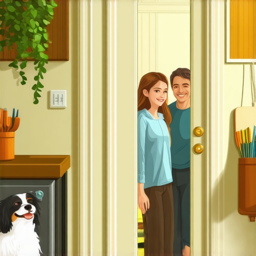 How to prevent guests from hovering around the kitchen door