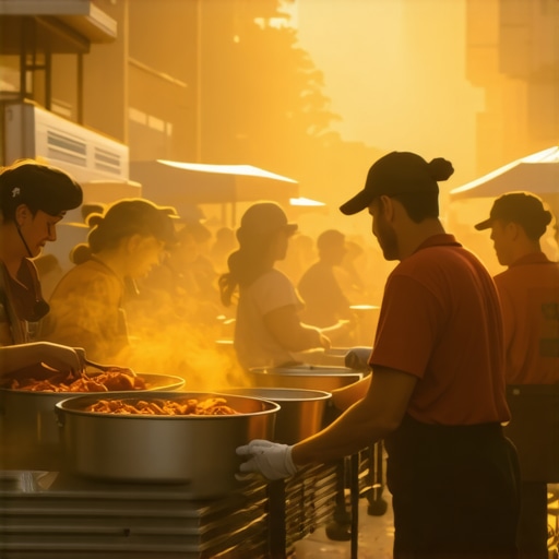 The Logistics of Serving 500 Hot Meals in a Field