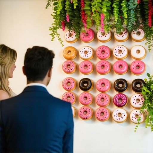 The Move to Ditch Traditional Cake for Donut Walls