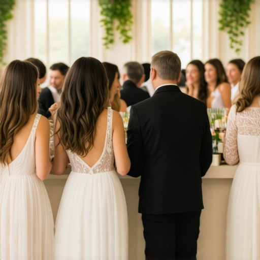 The Real Reason Your Wedding Bar Line is 20 People Deep