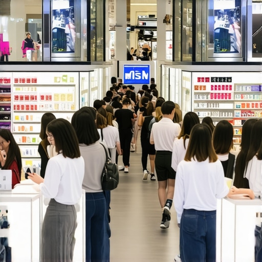 The best layout for a high-traffic product launch bar