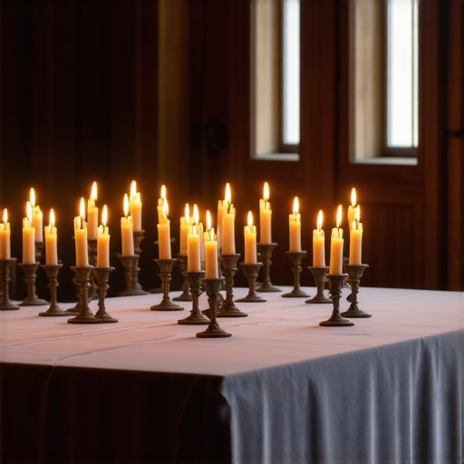 The danger of using candles in historic wood venues