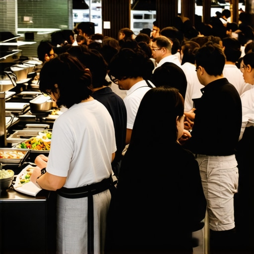 The reason your buffet line is moving at a snail's pace