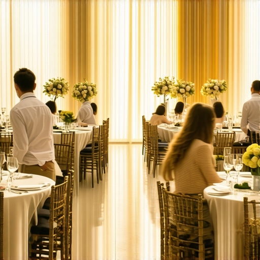 The secret to a 10-minute turnaround between ceremony and dinner