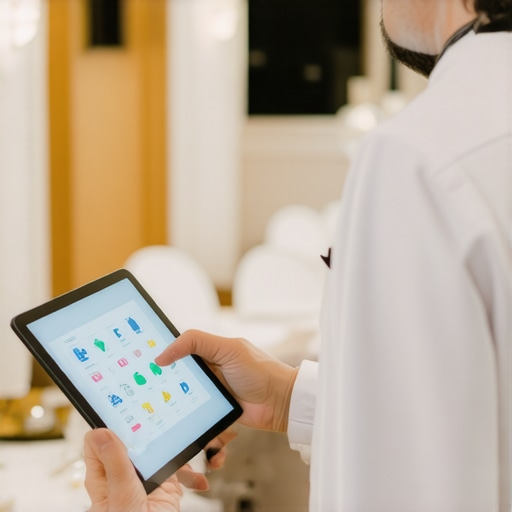 Catering technology for guest safety Digital seating chart for allergy management