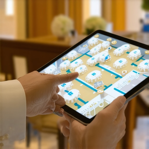 Digital Event Planning and Logistics Tool An event manager using 3D floor plan software to coordinate server flow for a large gala.