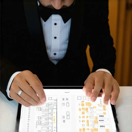 Digital Floor Planning for Modern Events Event planner using digital mapping software to optimize guest flow and server efficiency.