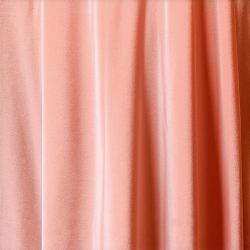 Thick textured velvet linens draped over a catering table to improve room acoustics.
