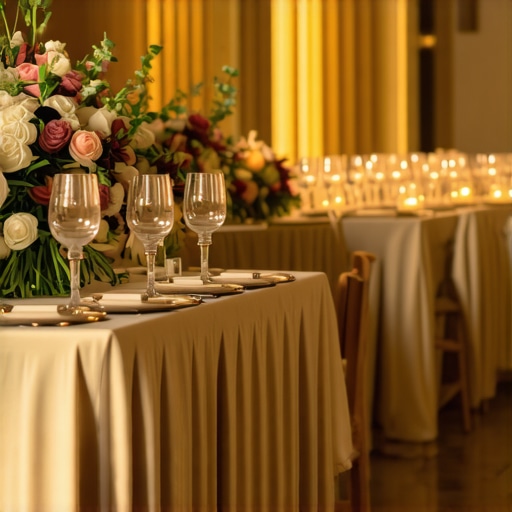 How to Light a Head Table Without Blinding Your Guests