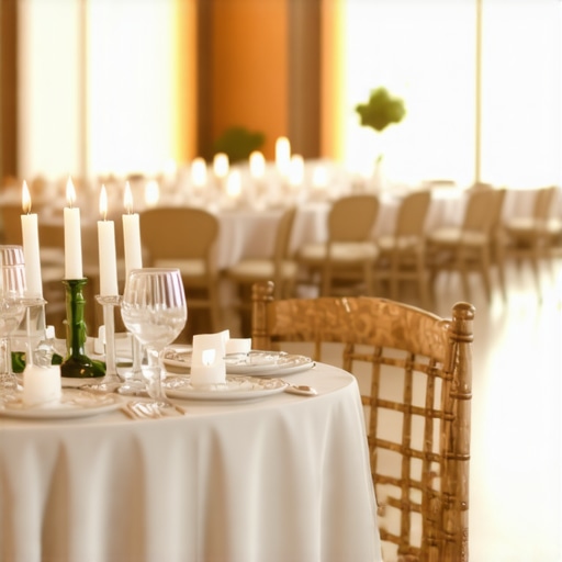 How to Reduce Noise During the Transition from Dinner to Dancing