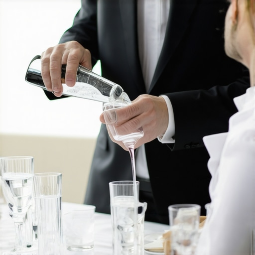 How to Train Event Servers to Refill Water Without Being Noticed