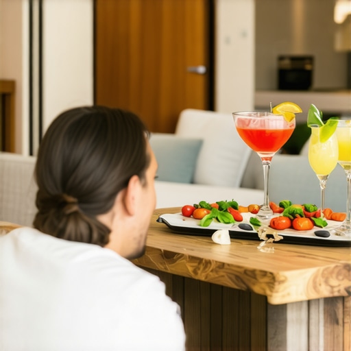 How to prevent guests from hovering around the kitchen doors