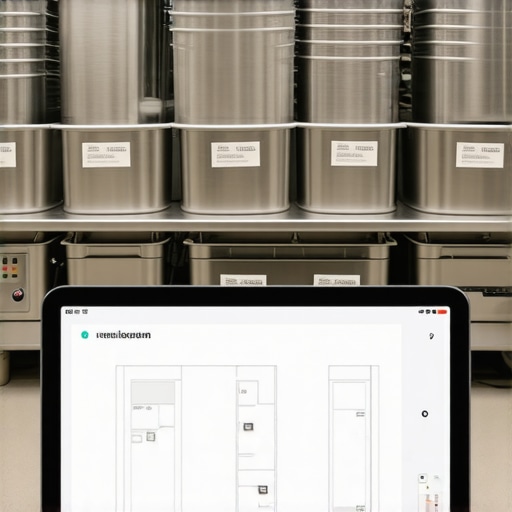 High-volume catering thermal boxes and digital floor plans for event management