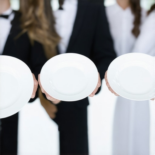 A team of expert servers managing a large corporate gala with precision and speed.