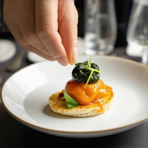 A perfectly portioned catering appetizer designed for easy eating during a corporate networking event.