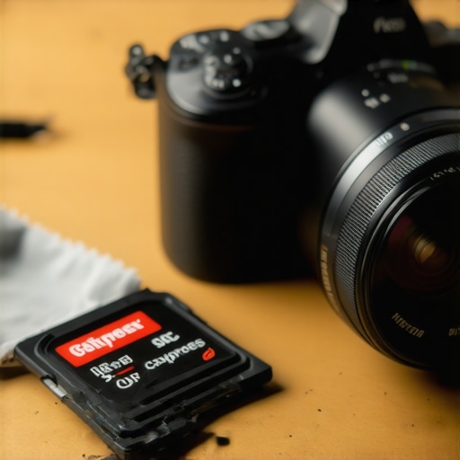 Mirrorless camera and high-speed memory cards for silent event photography