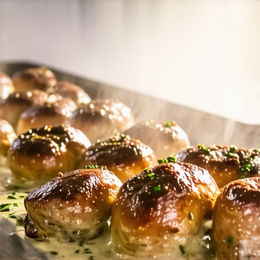 Beef sliders in a butter bath on a catering buffet line