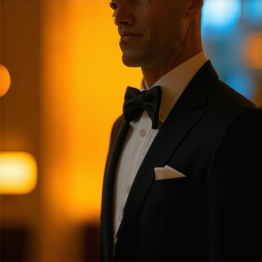 A professional lead server observing a corporate event to ensure smooth guest flow and service quality.