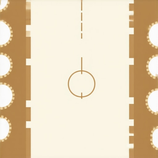 Top-down diagram of a corporate event layout showing wide aisles and server paths.