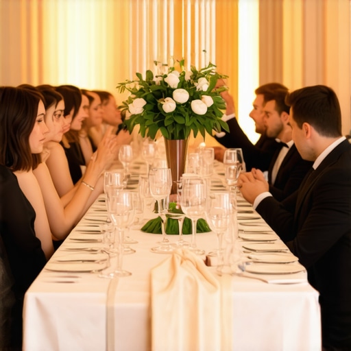 The Problem with Using Tall Centerpieces at Dinner Tables