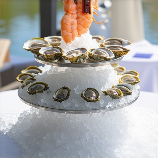 The Secret to keeping Seafood Towers Chilled at Summer Weddings
